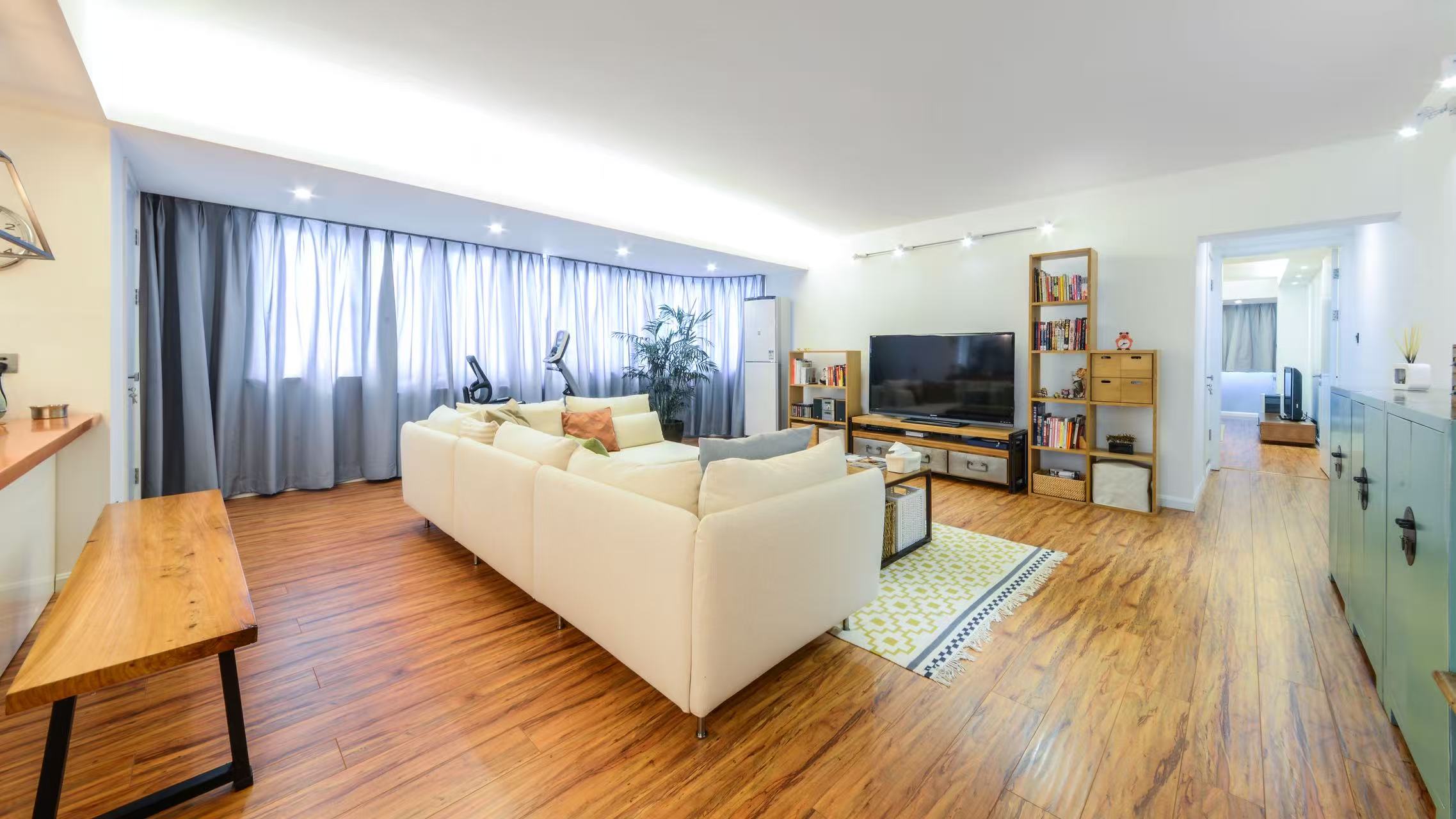 大堂、楼道、客厅、卧室